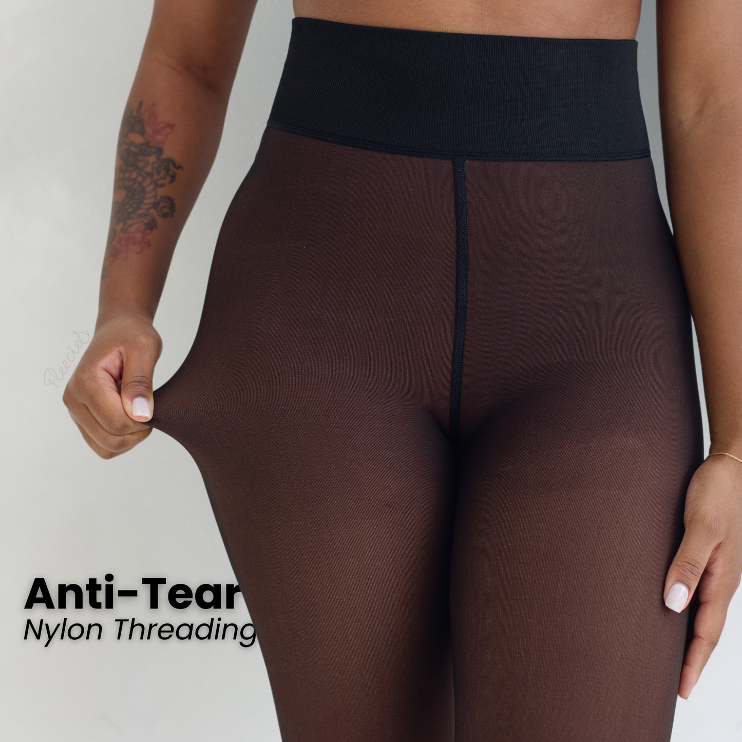 Eva™ Glamora Fleece Leggings Skin Colour